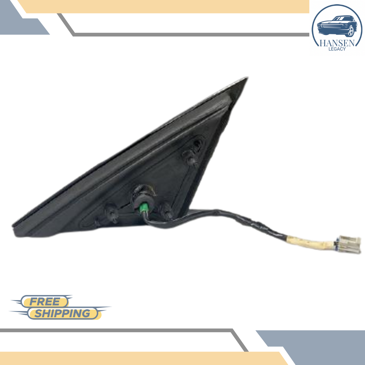 2006–2016 Chevrolet Impala Right Passenger Side View Door Mirror Option DG7 White — view 4