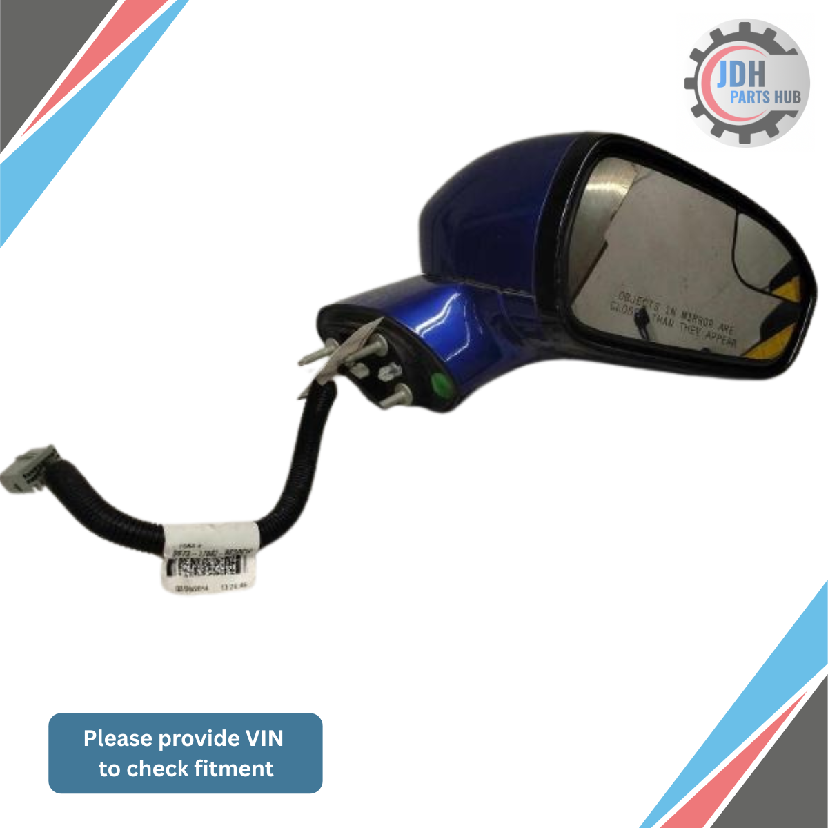 2013–2014 Ford Fusion Passenger Side Power Heated Door Mirror OEM — view 1