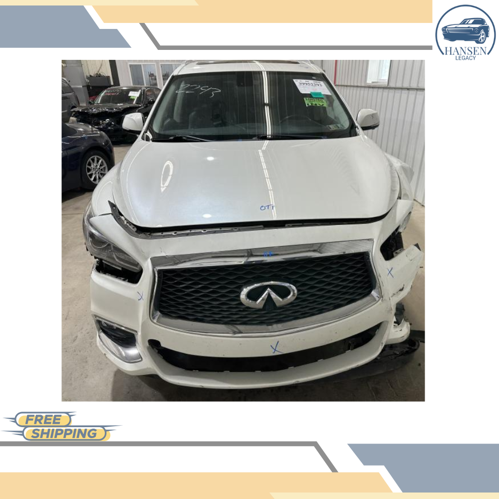 2017–2020 Infiniti QX60 Right Passenger Side Door Mirror Assembly White OEM — view 4