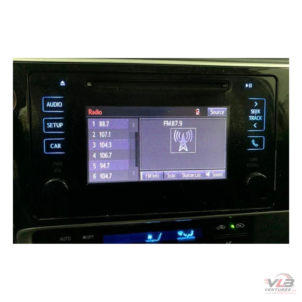 2017–2019 Toyota Corolla Radio Display Receiver 100639 OEM — view 2