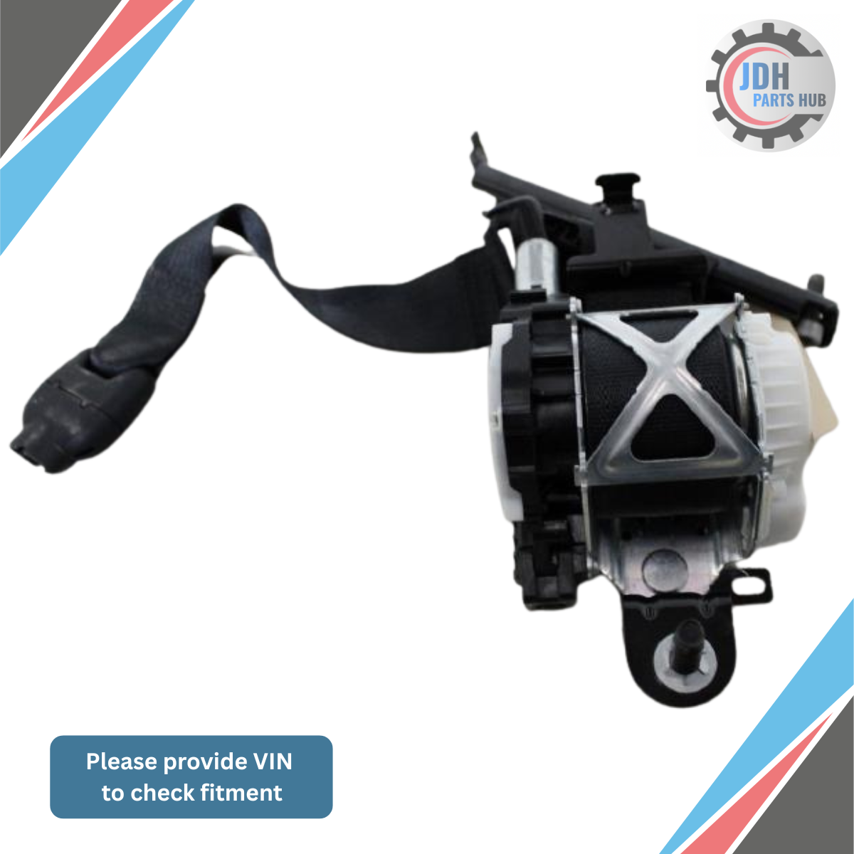 2018–2022 Ford Expedition Left Driver Front Seat Belt Retractor Black OEM — view 1