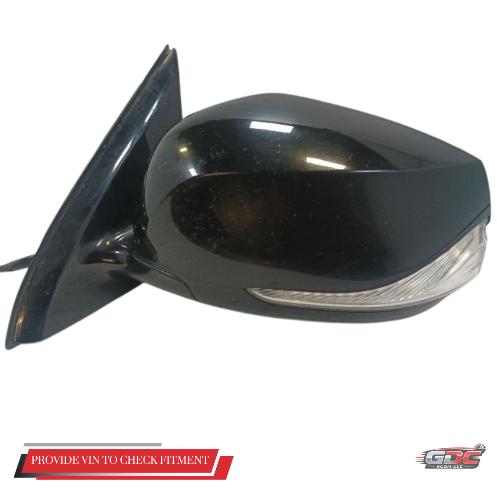 2017–2020 Infiniti QX60 Left Driver Side Door Mirror Assembly Black Power Heated — view 1