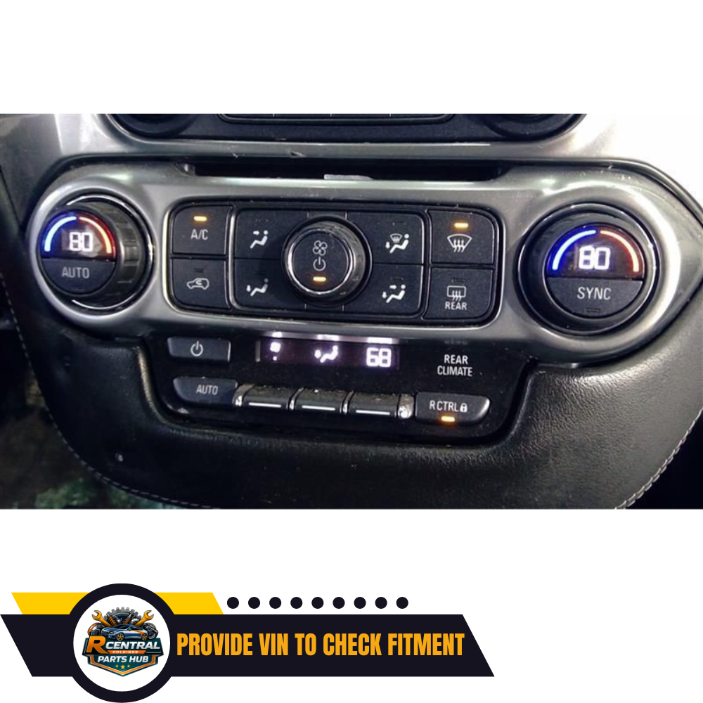 2015–2017 Chevrolet Tahoe A/C AC Heater Temperature Climate Control ID 23251607 — view 2
