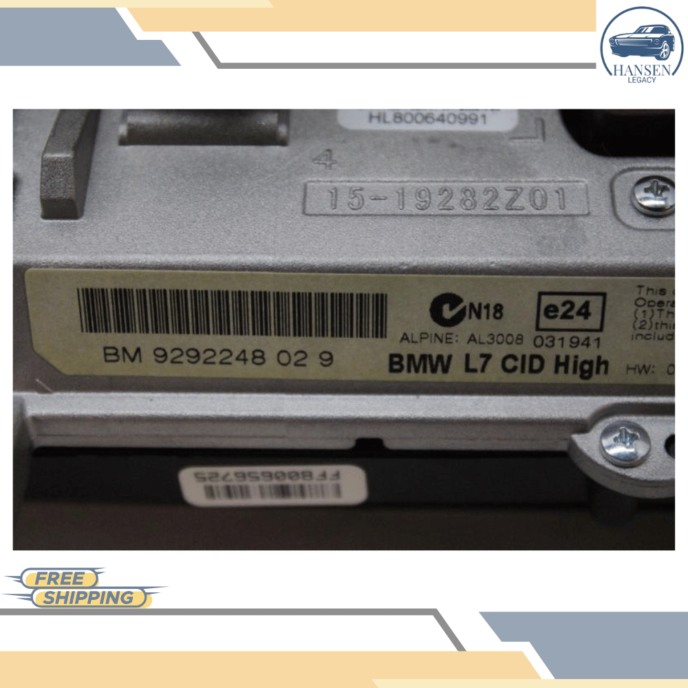 2012–2015 BMW 328i Dash Information 8.8" Display Screen with Navigation OEM — view 4