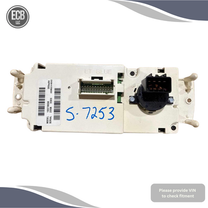 2005–2007 Chevrolet Silverado 1500 Climate AC Heater Temperature Control OEM — view 2