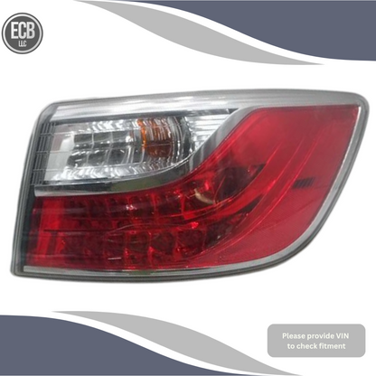 2010–2012 Mazda CX-9 Passenger Side Tail Light Assy quarter panel mounted OEM — view 1