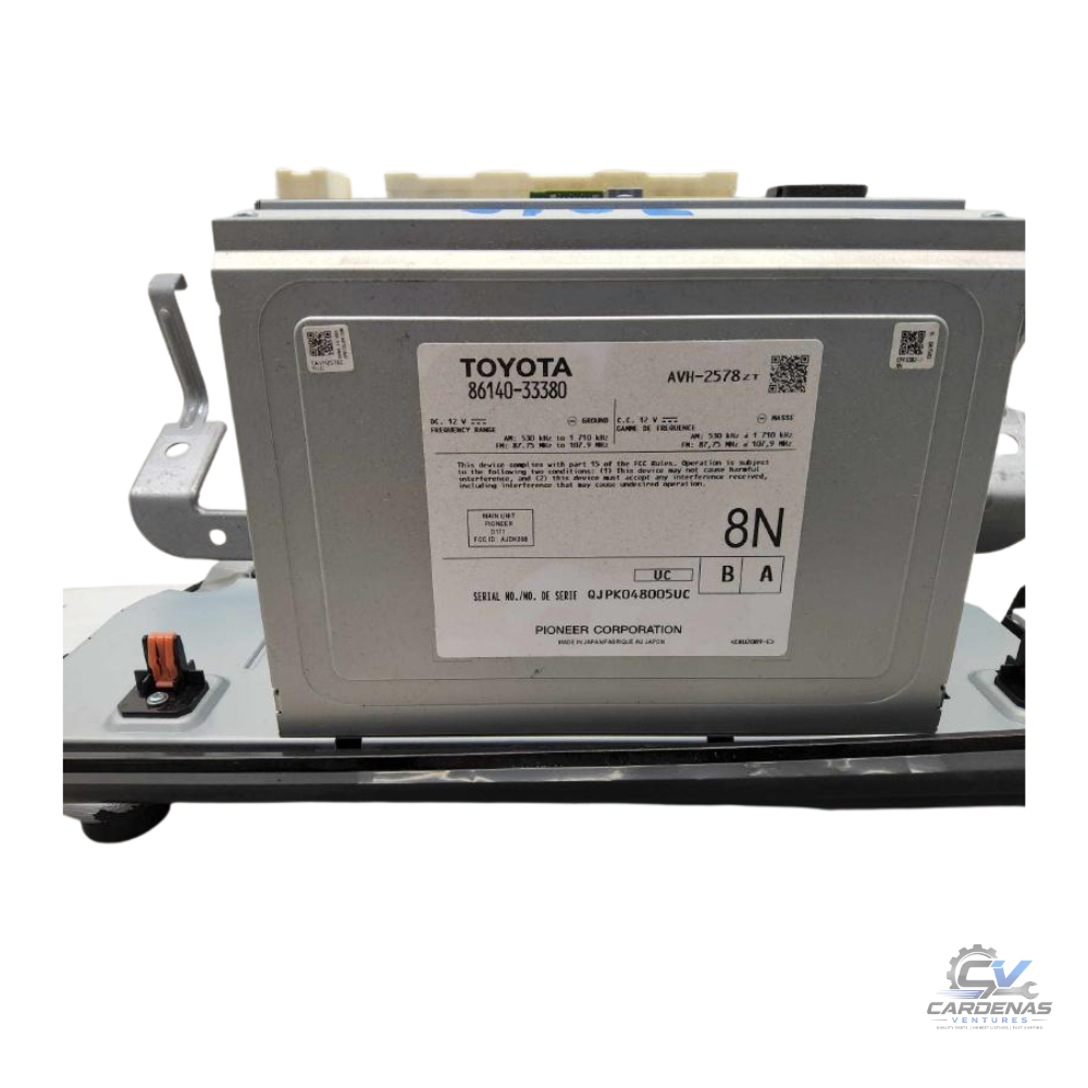 2018–2019 TOYOTA CAMRY Radio Receiver Display Screen ID OEM 86140-33380 — view 4