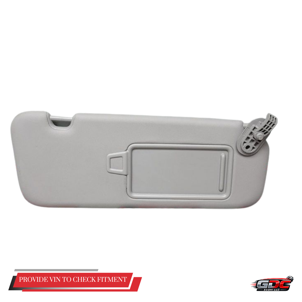 2017–2020 Hyundai Elantra RH Passenger Sunvisor with Mirror Gray OEM — view 2