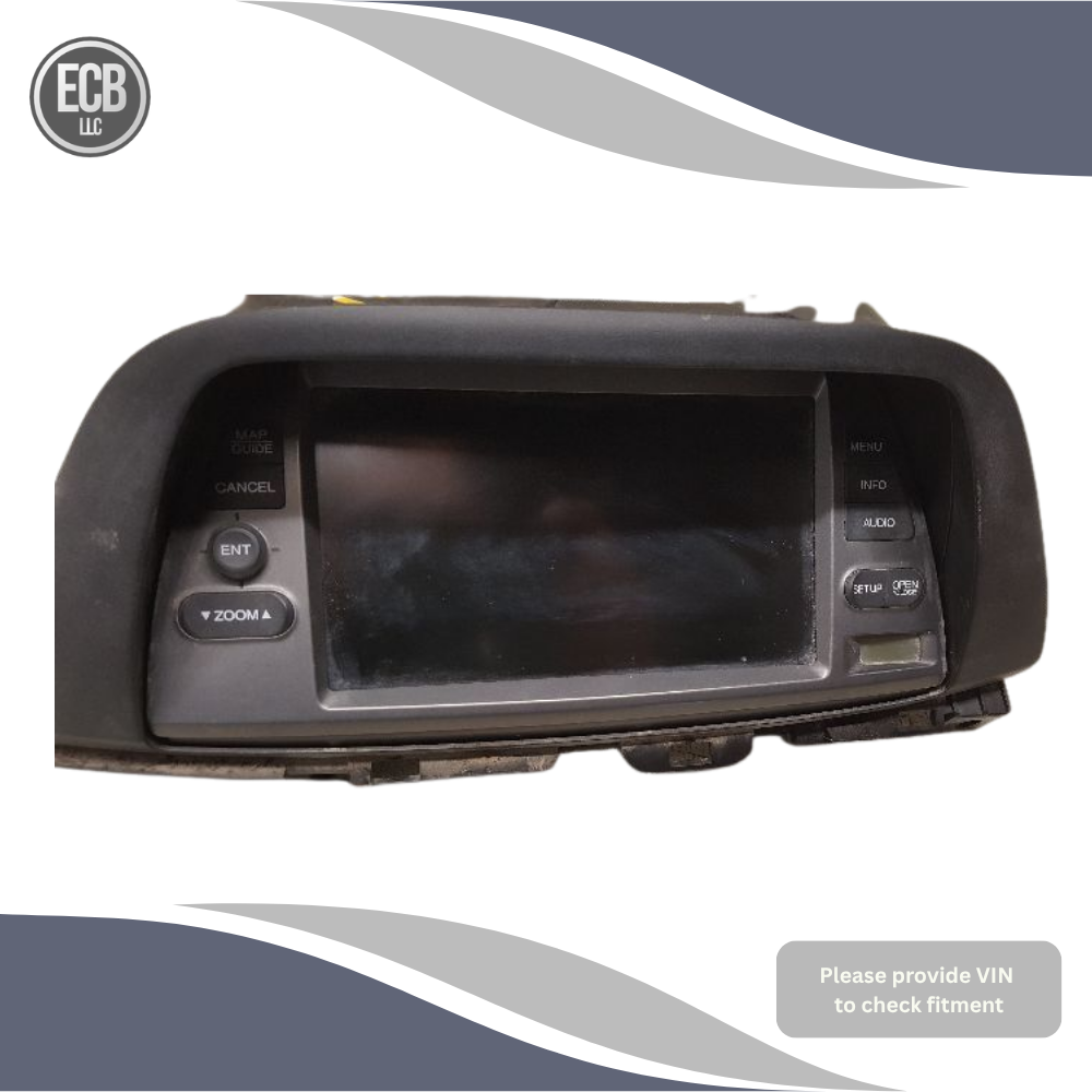 2007–2010 Honda Odyssey AM FM Navigation Radio Display Screen OEM — view 2