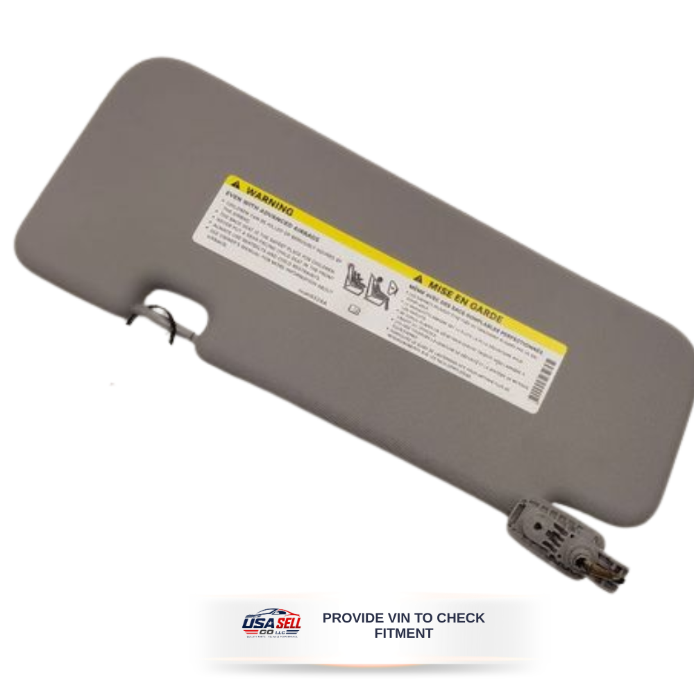 2009–2016 Hyundai Genesis RH Passenger Sunvisor Sun Visor with Mirror Extender OEM — view 1
