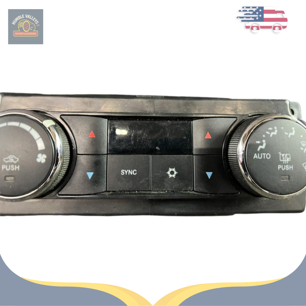 2011–2012 Dodge Ram 1500 Climate Temperature Controls Dual Zone OEM — view 2
