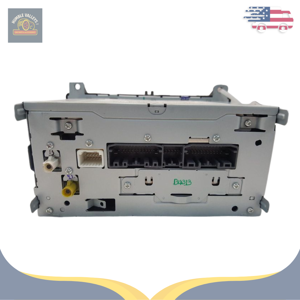 2013 Jeep Grand Cherokee Radio with Navigation Sat CD DVD HDD Face ID RHB OEM — view 2