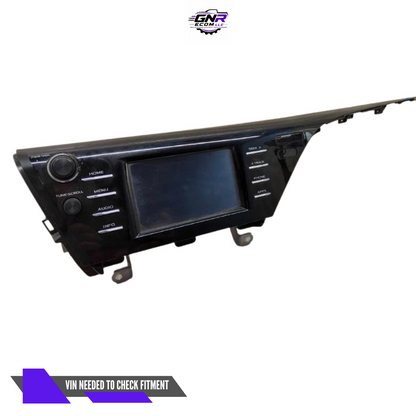 2018–2019 Toyota Camry Radio Receiver Display Screen OEM — view 1