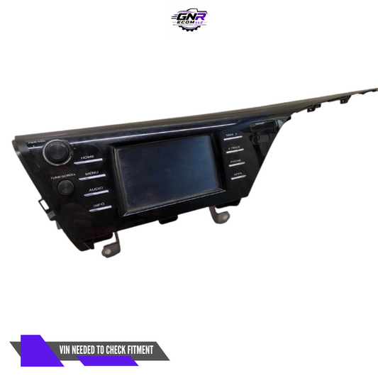 2018–2019 Toyota Camry Radio Receiver Display Screen OEM — view 1