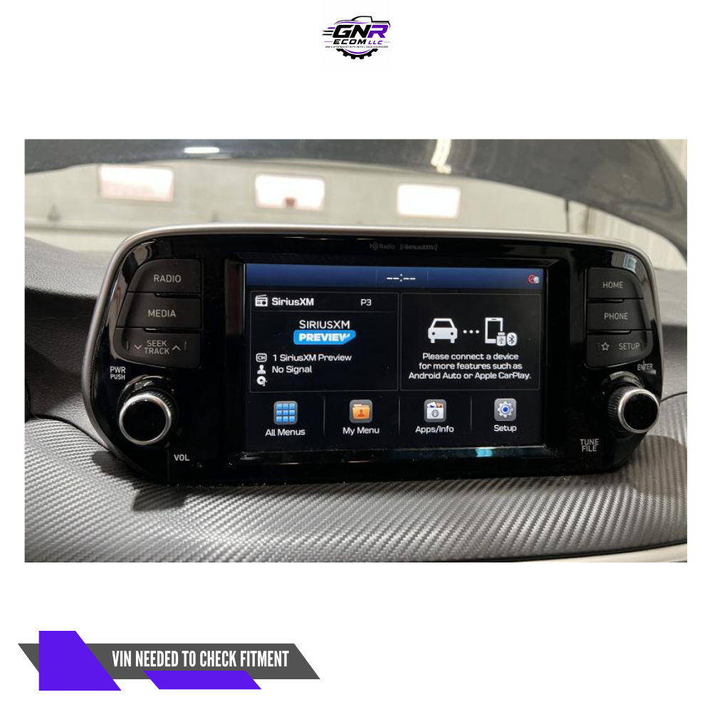 2019–2021 Hyundai Tucson AM FM Sirius XM Audio Radio Player Display Screen — view 1