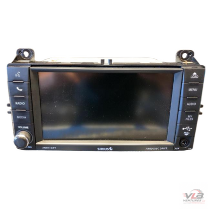 2011 Jeep Grand Cherokee Radio with Navigation Sat CD DVD HDD Face ID RHB OEM — view 1
