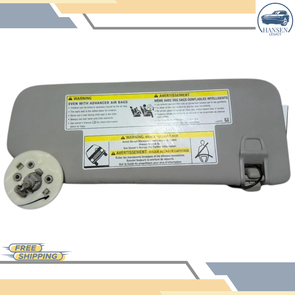 2024–2025 Chevrolet Trax LH Driver Sunvisor Sun Visor with Mirror OEM — view 1