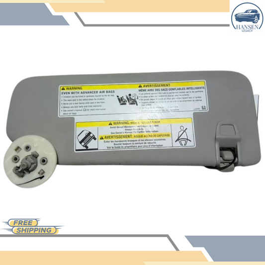 2024–2025 Chevrolet Trax LH Driver Sunvisor Sun Visor with Mirror OEM — view 1