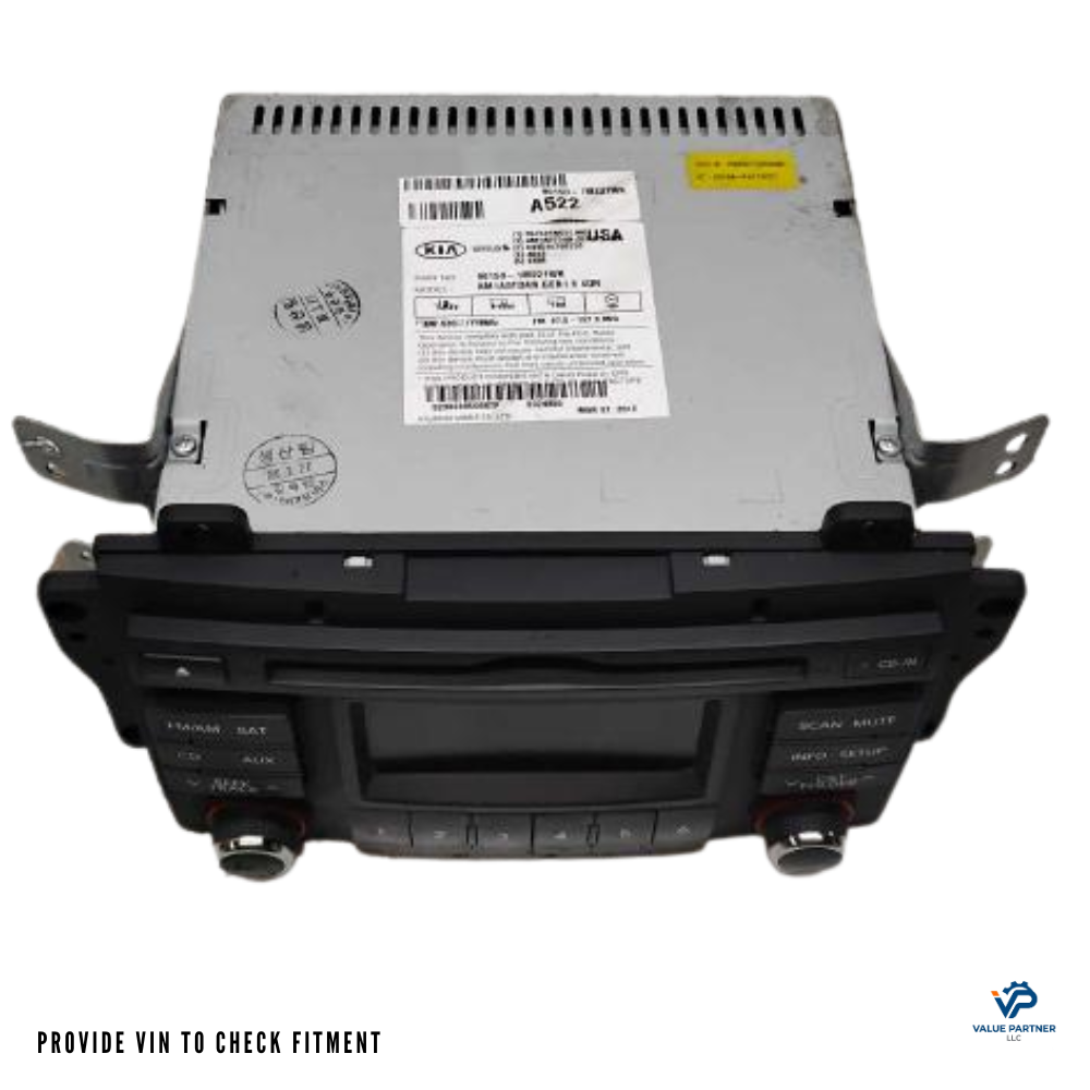 2010–2013 KIA Forte Sdn Cpe Radio AM FM CD MP3 Satellite Bluetooth Receiver OEM — view 2