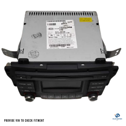 2010–2013 KIA Forte Sdn Cpe Radio AM FM CD MP3 Satellite Bluetooth Receiver OEM — view 2