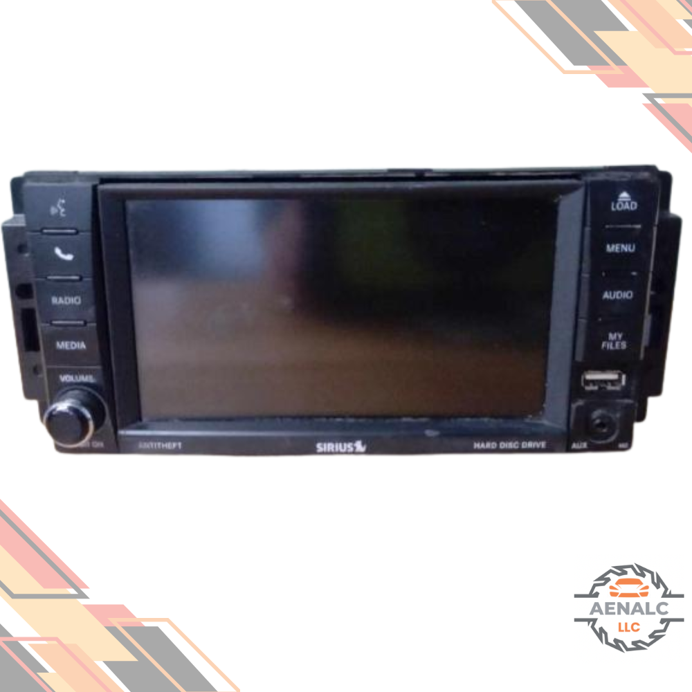 2012–2014 Chrysler 200 AM FM Radio Receiver Display Screen RBZ OEM — view 1