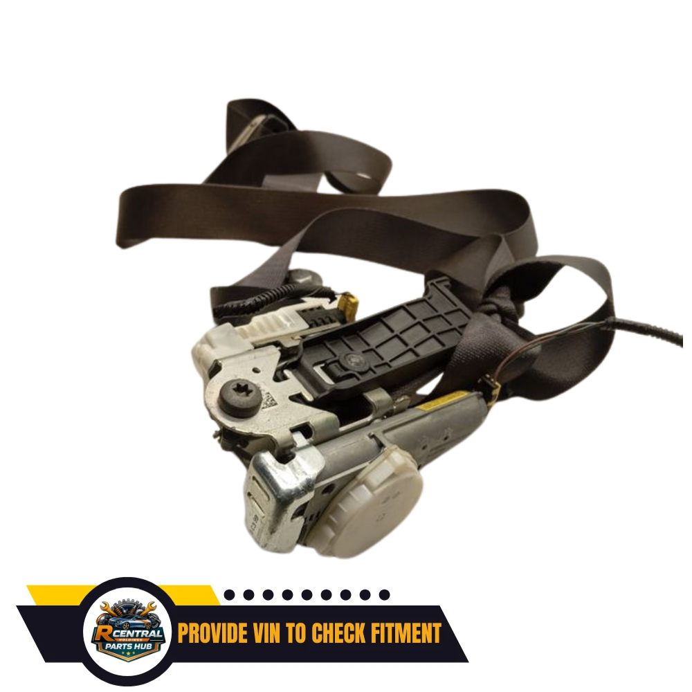 2013–2014 Ford Edge Front Left Driver Side Seat Belt Retractor Assembly Black — view 1