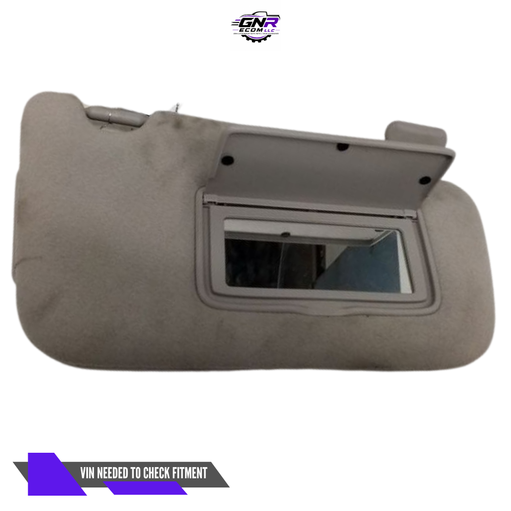 2013–2019 Nissan Sentra RH Passenger Sunvisor Sun Visor with Mirror OEM — view 2