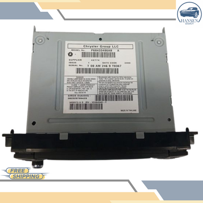 2012–2019 Dodge Caravan Radio MULTIMEDIA SATELLITE AM FM CD RBZ OEM — view 2