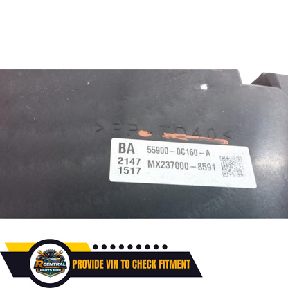 2014–2020 Toyota Tundra A/C AC Manual Heater Temperature Control Unit — view 5