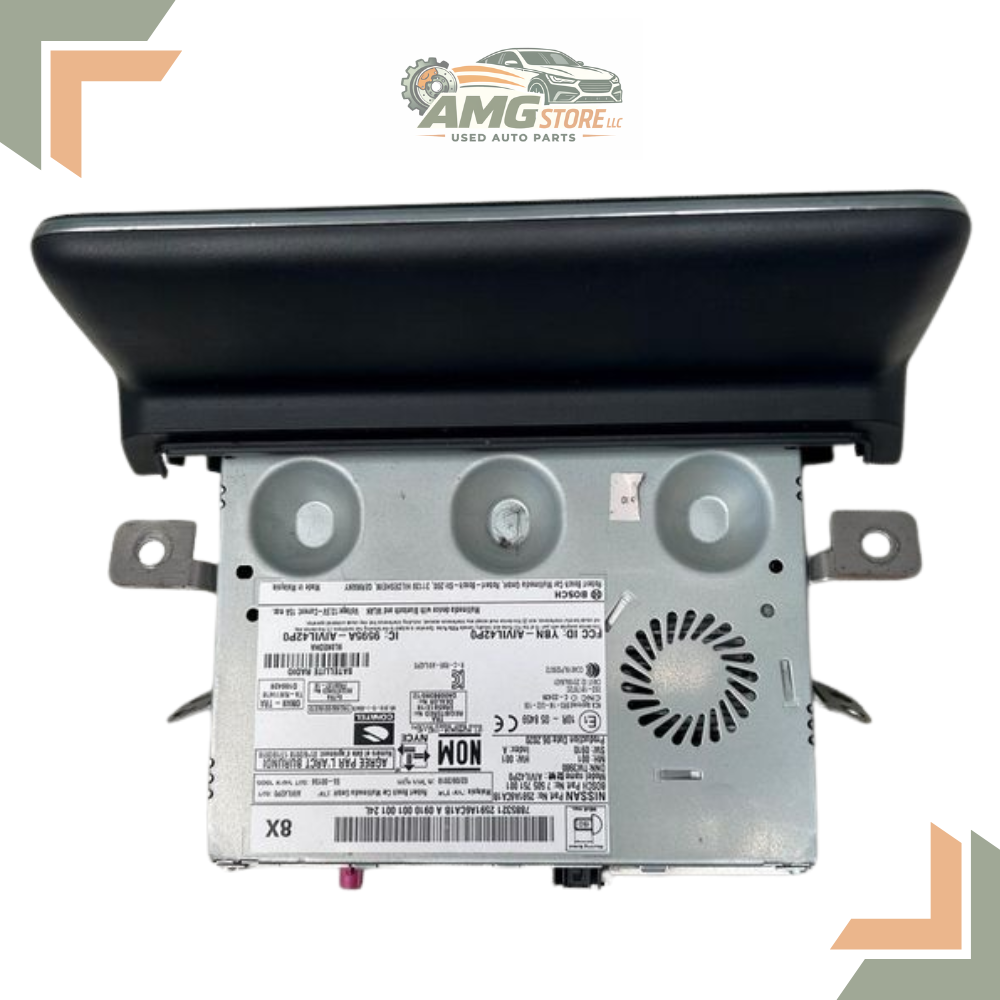 2019–2022 Nissan Altima Radio Receiver with Display Screen OEM — view 3