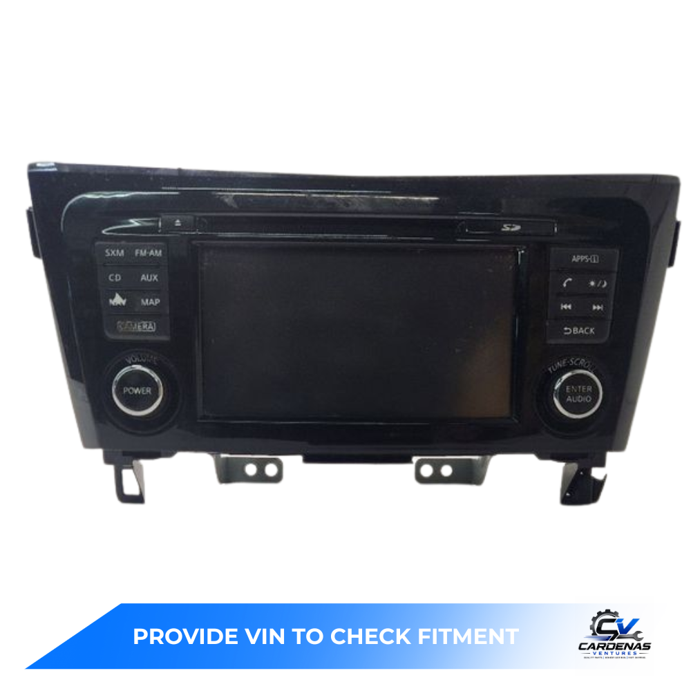 2014–2016 Nissan Rogue AM FM CD Navigation Radio Receiver 25915-4BA0A OEM — view 1