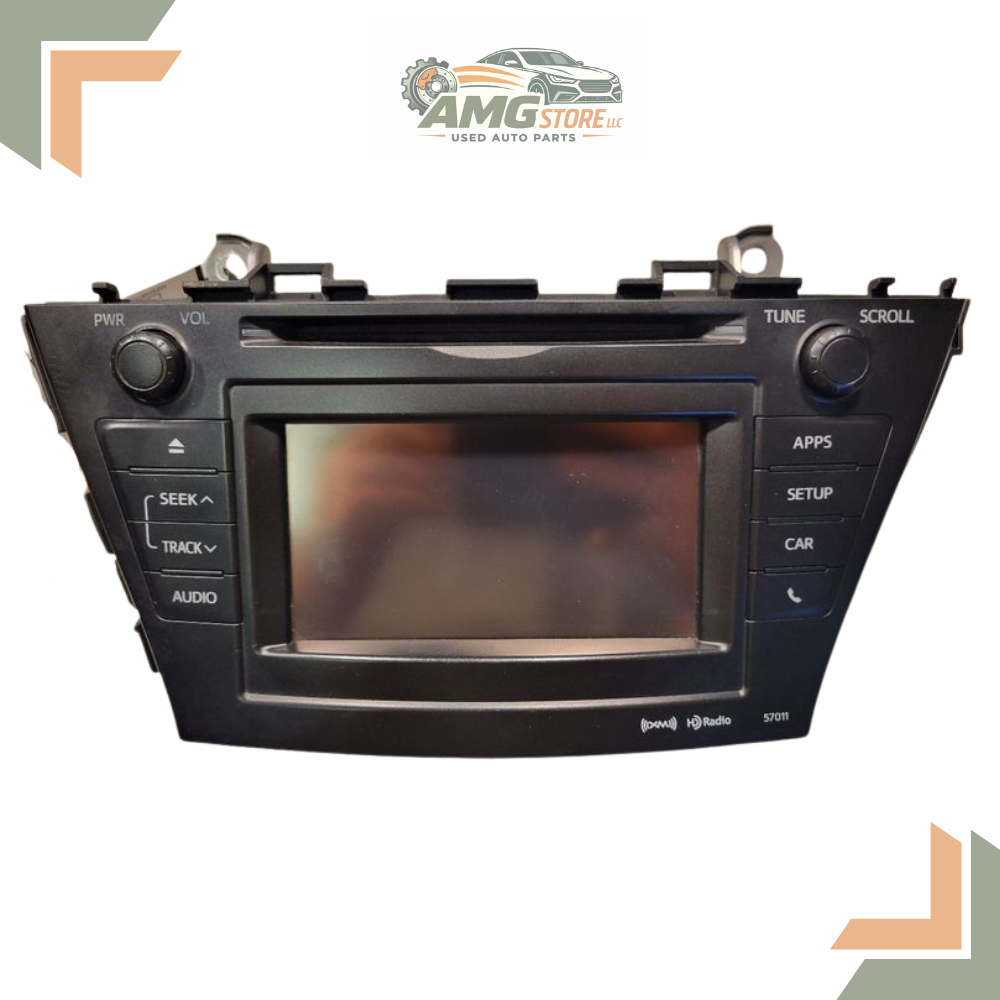 2012–2014 Toyota PRIUS Touch Screen Stereo AM FM XM HD Radio CD Player 57011 OEM — view 1