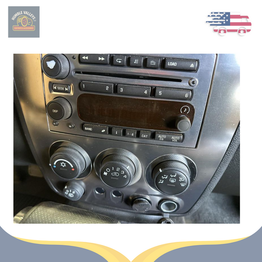 2006–2008 Hummer H3 Manual Climate AC Heater Temperature Control — view 1