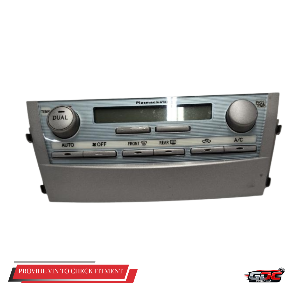 2007–2009 Toyota Camry Climate AC Heater Temperature Control Panel OEM — view 1