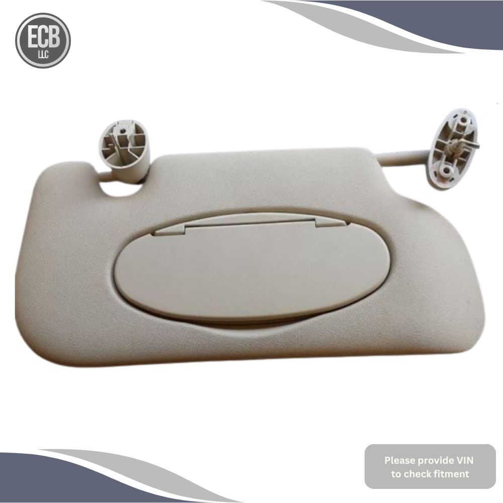 2007–2013 Mini Cooper RH Passenger Sunvisor Sun Visor with Mirror & Light OEM — view 1