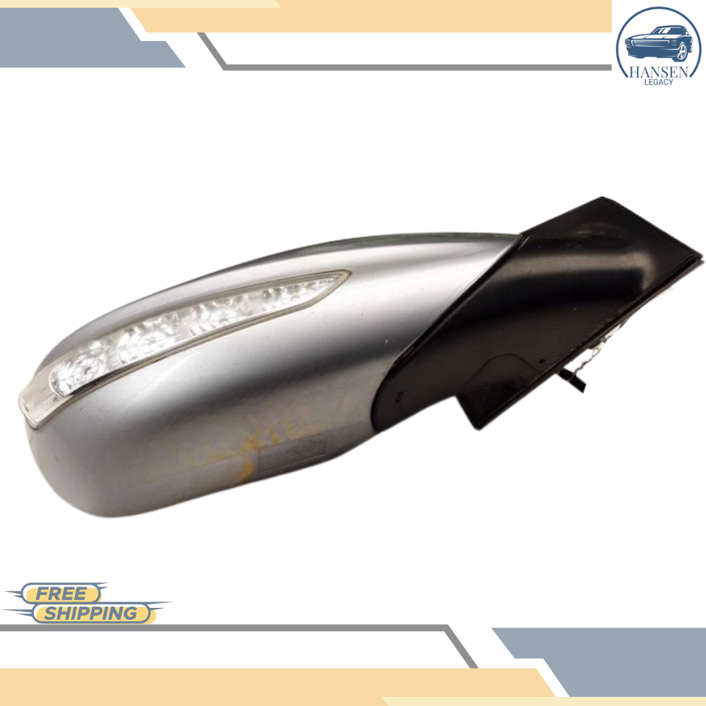 2011–2015 Hyundai Sonata Right Passenger Side View Door Mirror Silver OEM — view 1