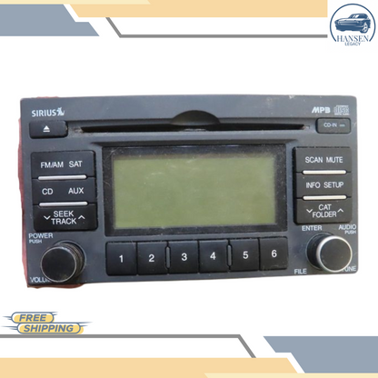2009–2011 Kia Rio AM FM CD MP3 Satellite Radio Receiver 09 10 11 — view 2