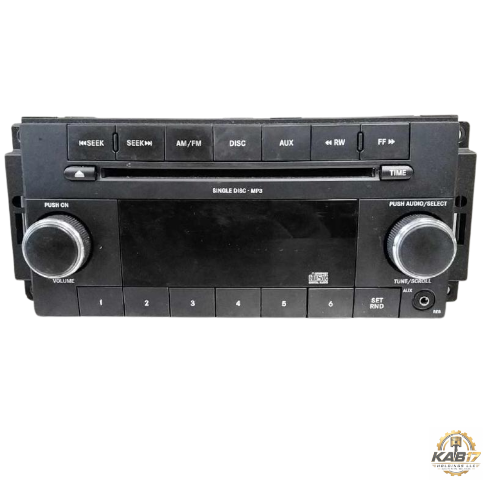 2011–2012 Dodge Caliber AM FM CD MP3 Radio Receiver RES OEM — view 1