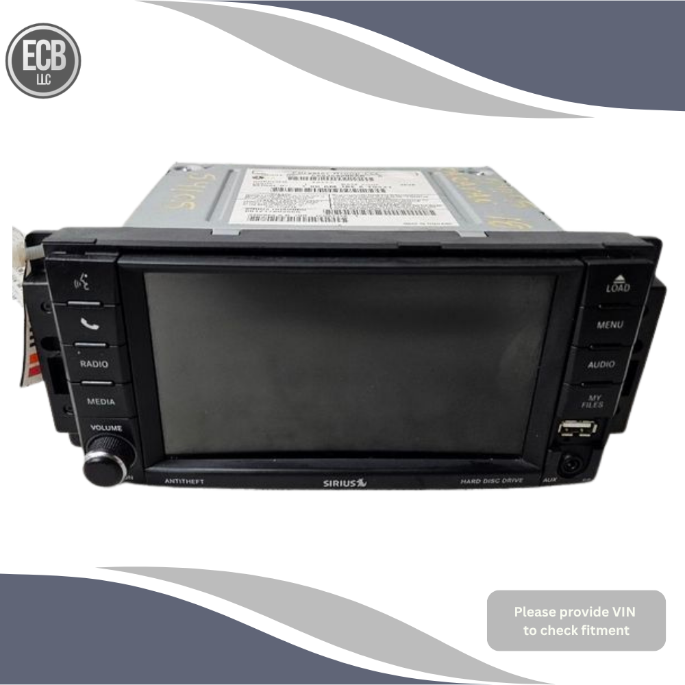 2013–2019 Dodge Caravan AM FM CD Navigation Radio Player Display Screen RHB OEM — view 1