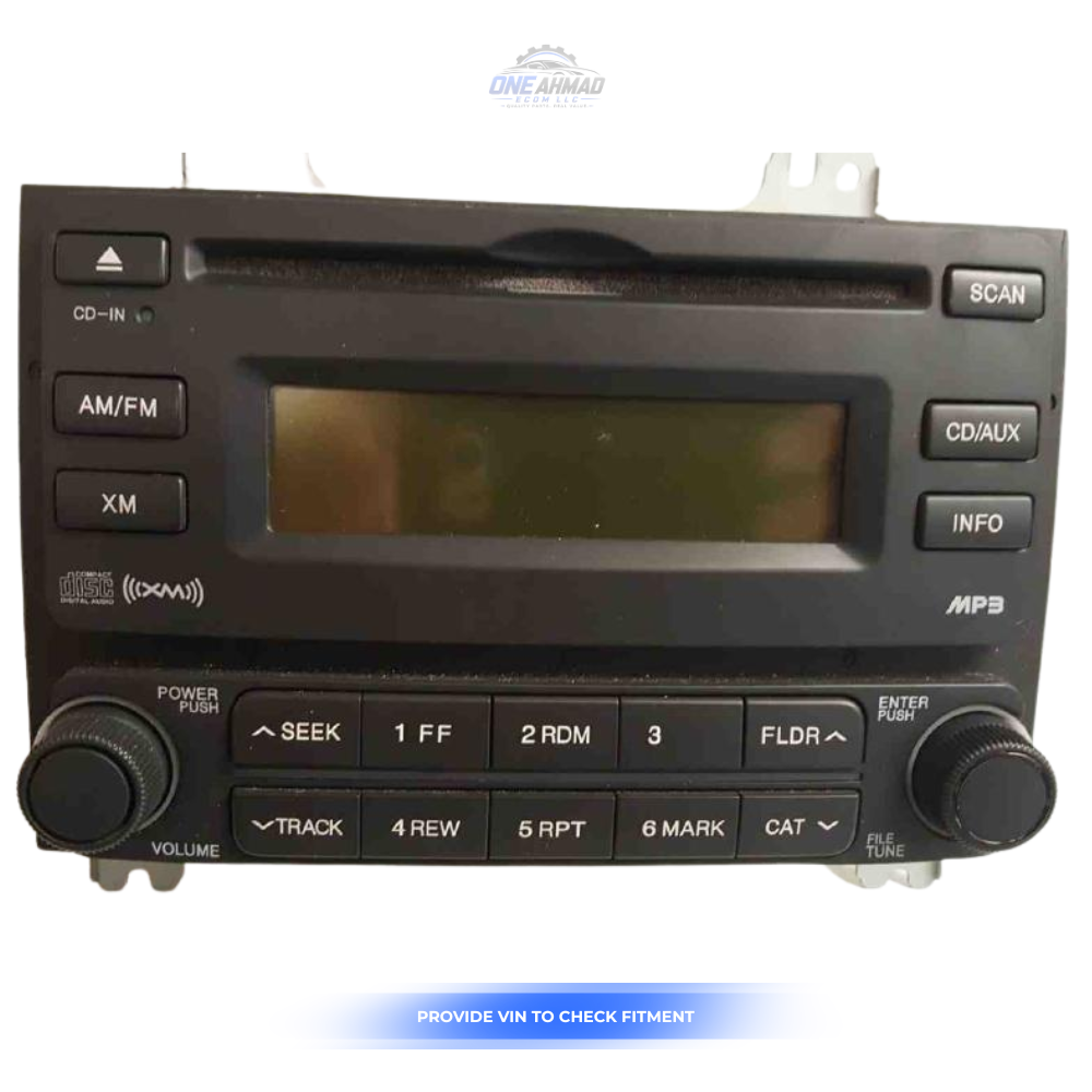 2007–2010 Hyundai Elantra Radio Receiver Option 9611P2 OEM — view 1