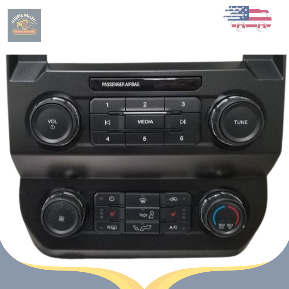 2019–2020 Ford F150 Radio Control Panel AC Heater OEM — view 3