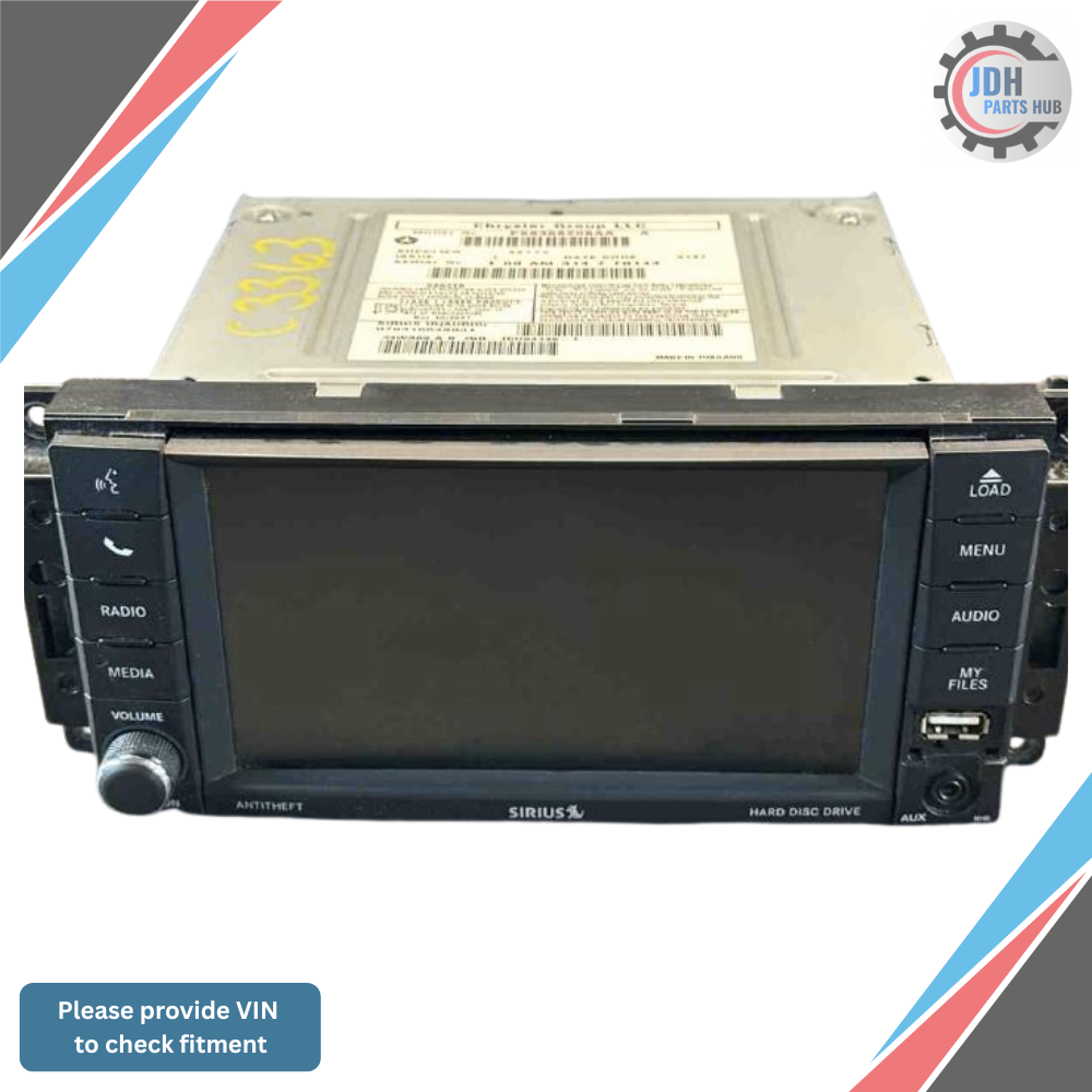 2011–2014 CHRYSLER 200 AM/FM/DVD RADIO CD PLAYER RECEIVER RBZ OEM — view 1