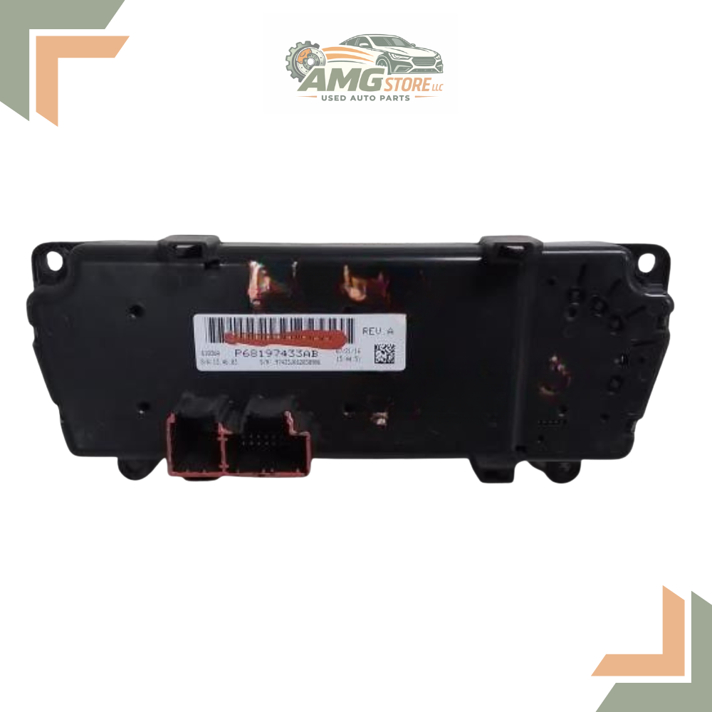 2014–2018 Jeep Wrangler A/C AC Temperature Heater Control Manual — view 4