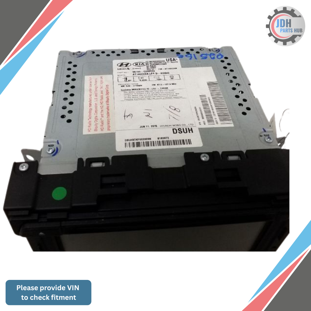 2016–2017 Hyundai Sonata 1.6l Radio Cd Player Receiver Display OEM — view 3