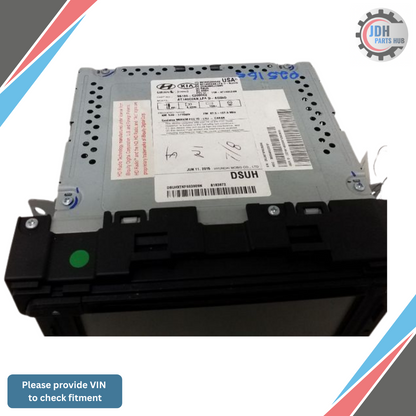 2016–2017 Hyundai Sonata 1.6l Radio Cd Player Receiver Display OEM — view 3