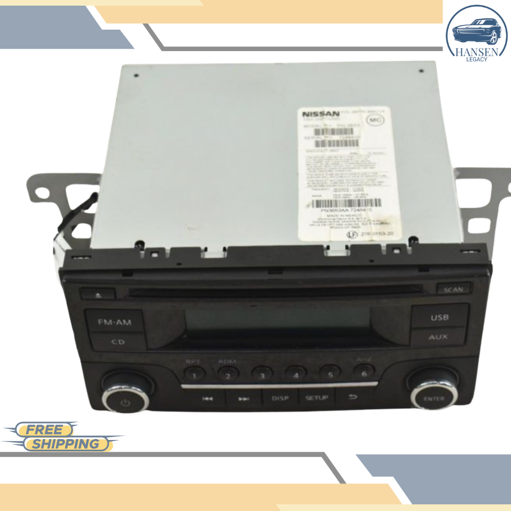 2015–2018 Nissan Versa Radio AM FM CD Player Receiver without Navigation 15 16 17 18 — view 4