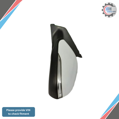 2015–2017 Hyundai Sonata Left Driver Side White Door Mirror Blind Spot — view 4