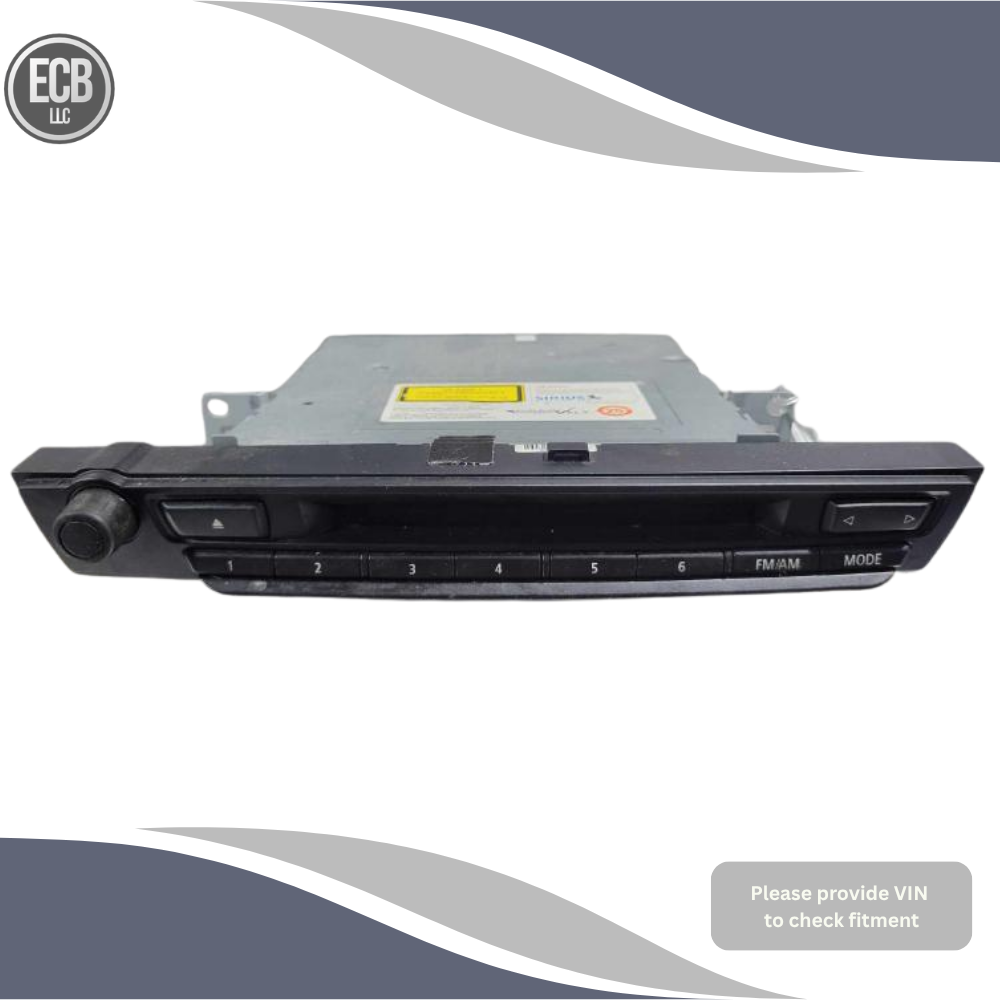 2011–2013 BMW X5 AM FM CD Satellite Radio Player Receiver without Navigation OEM — view 1