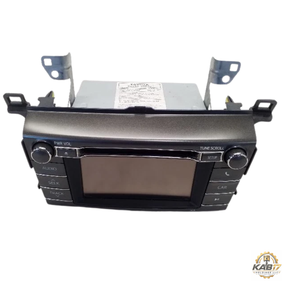2013 Toyota Rav4 Radio Receiver with Display Screen 100067 OEM — view 1