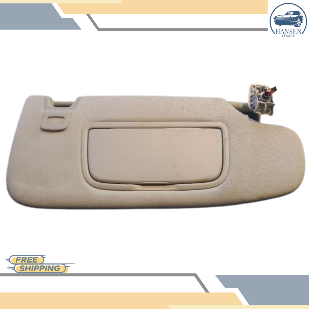 2019 Lincoln Nautilus RH Passenger Sunvisor Sun Visor with Mirror & Light OEM — view 2